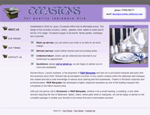 Tablet Screenshot of occasions-tableware.com